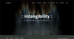 Desktop Screenshot of intangibility.com